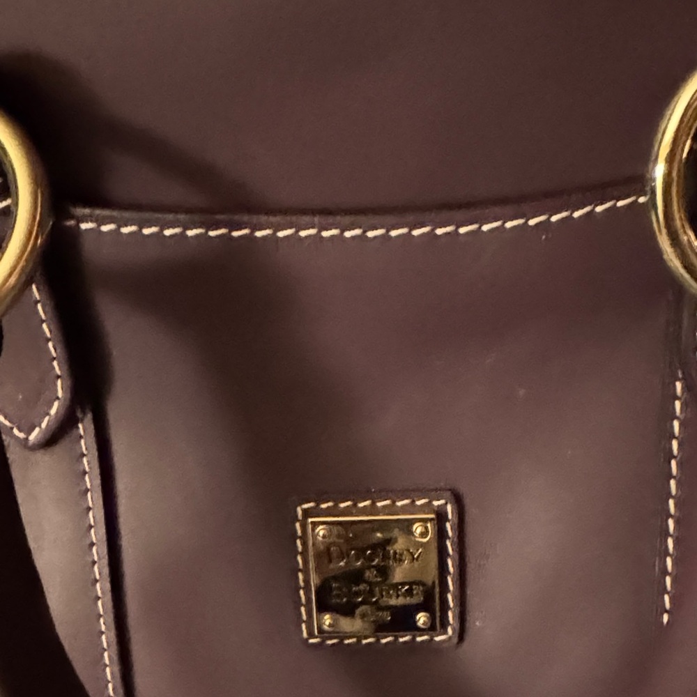 Dooney & Bourke plum satchel - Picture 3 of 6
